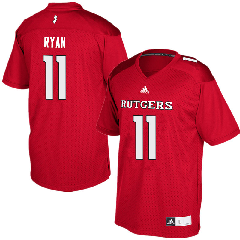 Men #11 Logan Ryan Rutgers Scarlet Knights College Football Jerseys Sale-Red